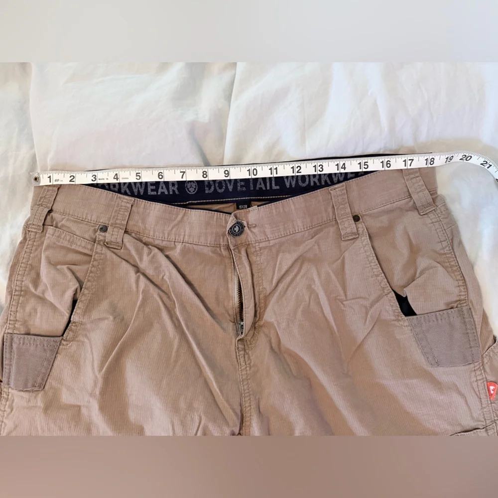 Dovetail Straight Leg Workwear Pants in Khaki - Picture 2 of 5